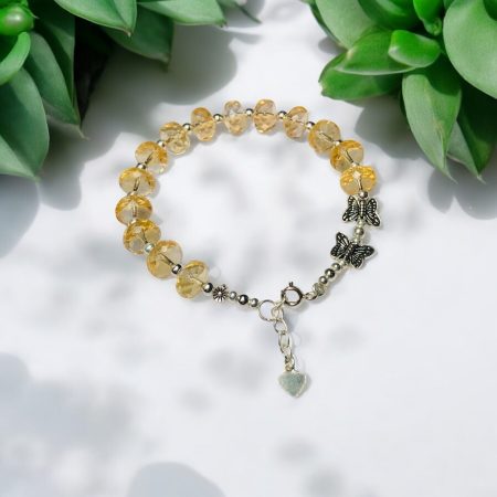 Vòng tay Thạch anh vàng mẫu 1